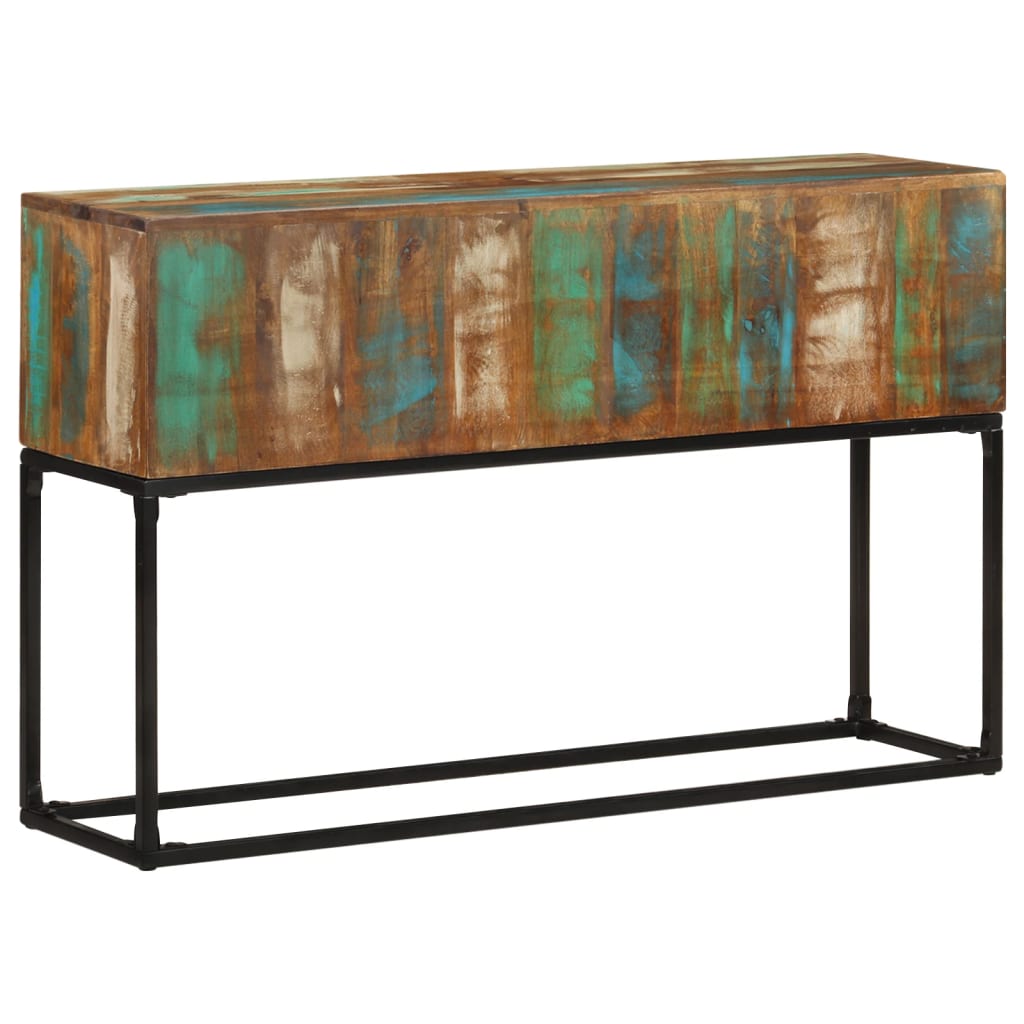 Console Table 120X30X75 Cm Solid Reclaimed Wood