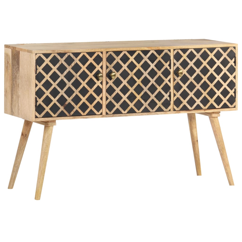 Sideboard 118X35X75 Cm Solid Mango Wood