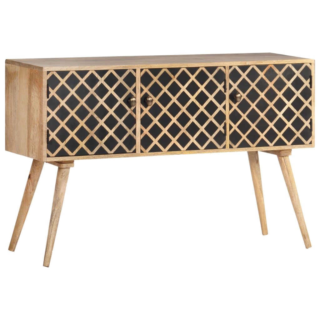 Sideboard 118X35X75 Cm Solid Mango Wood