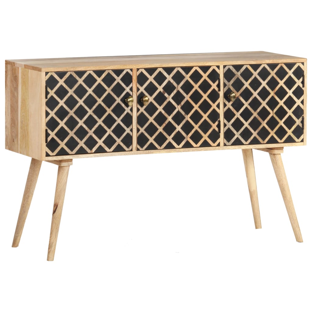 Sideboard 118X35X75 Cm Solid Mango Wood