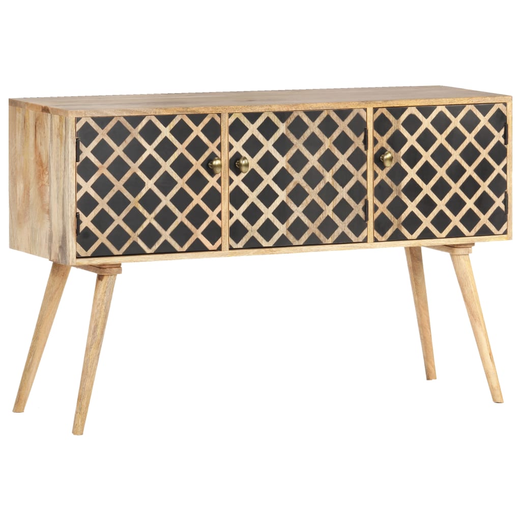 Sideboard 118X35X75 Cm Solid Mango Wood