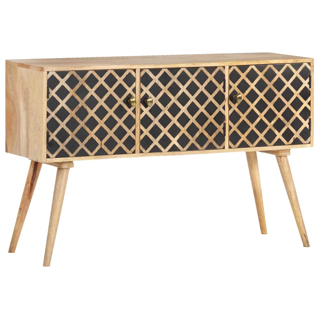 Sideboard 118X35X75 Cm Solid Mango Wood