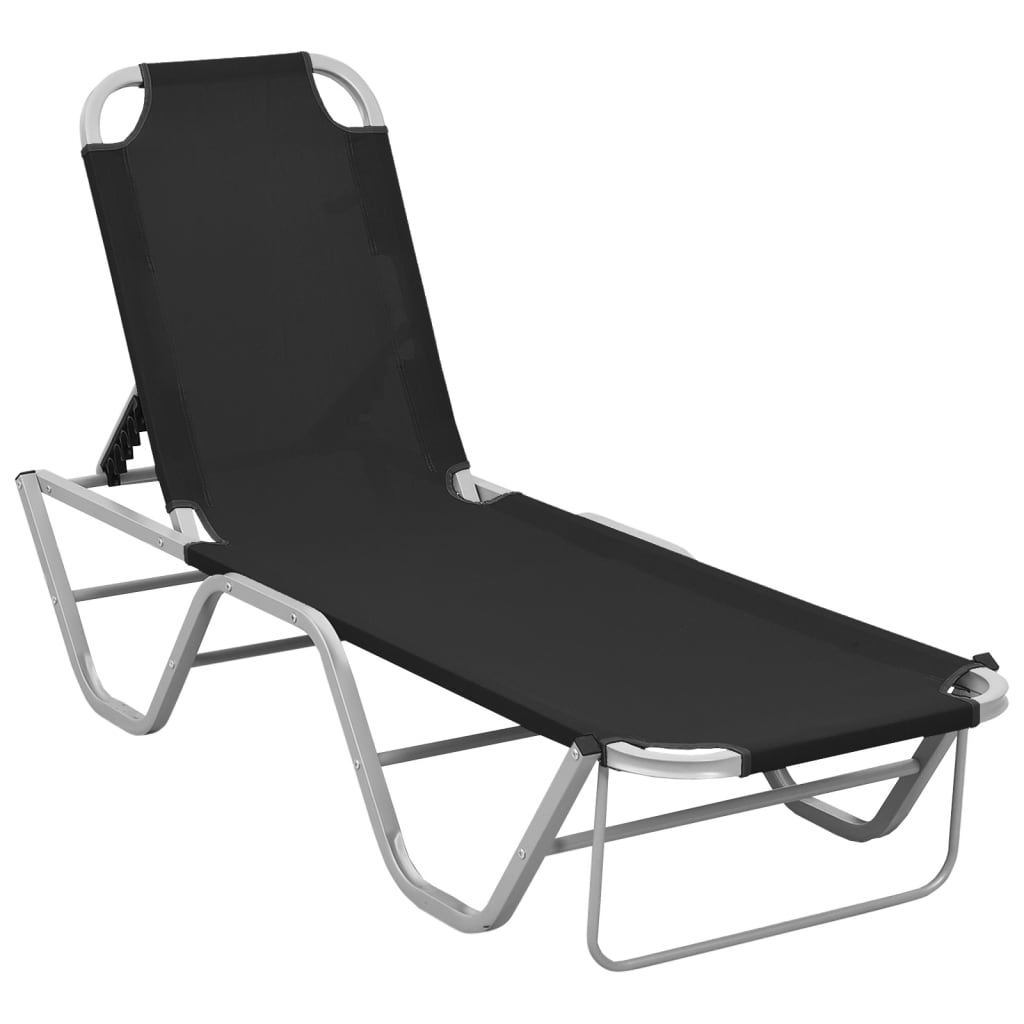 Sun Lounger Aluminium And Textilene