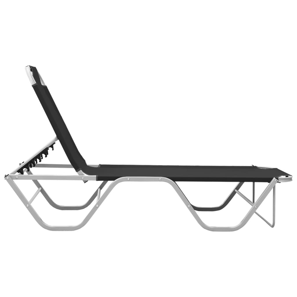 Sun Lounger Aluminium And Textilene