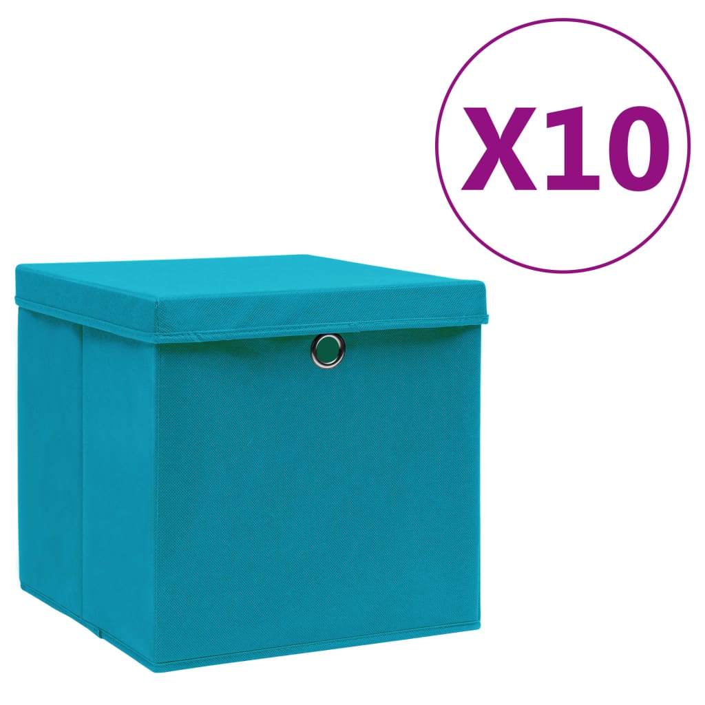 Storage Boxes 4 Pcs Non-Woven Fabric 28X28X28 Cm