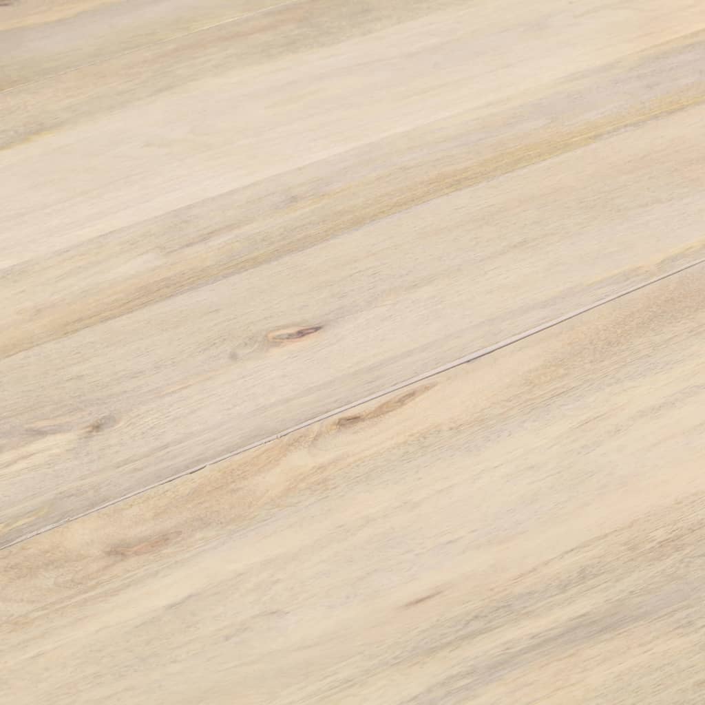 Dining Table Round 110X76 Cm Solid Mango Wood