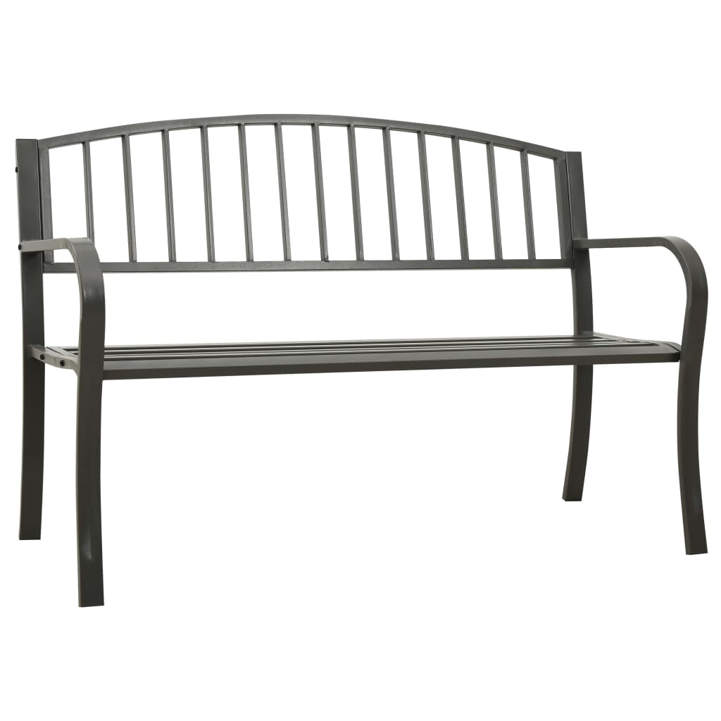 Garden Bench 125 Cm Steel