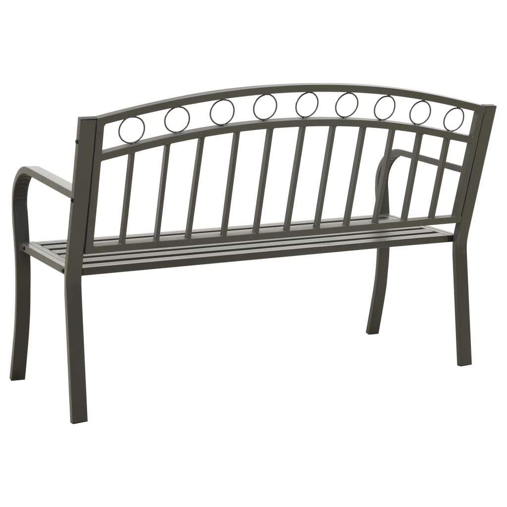 Garden Bench 125 Cm Steel