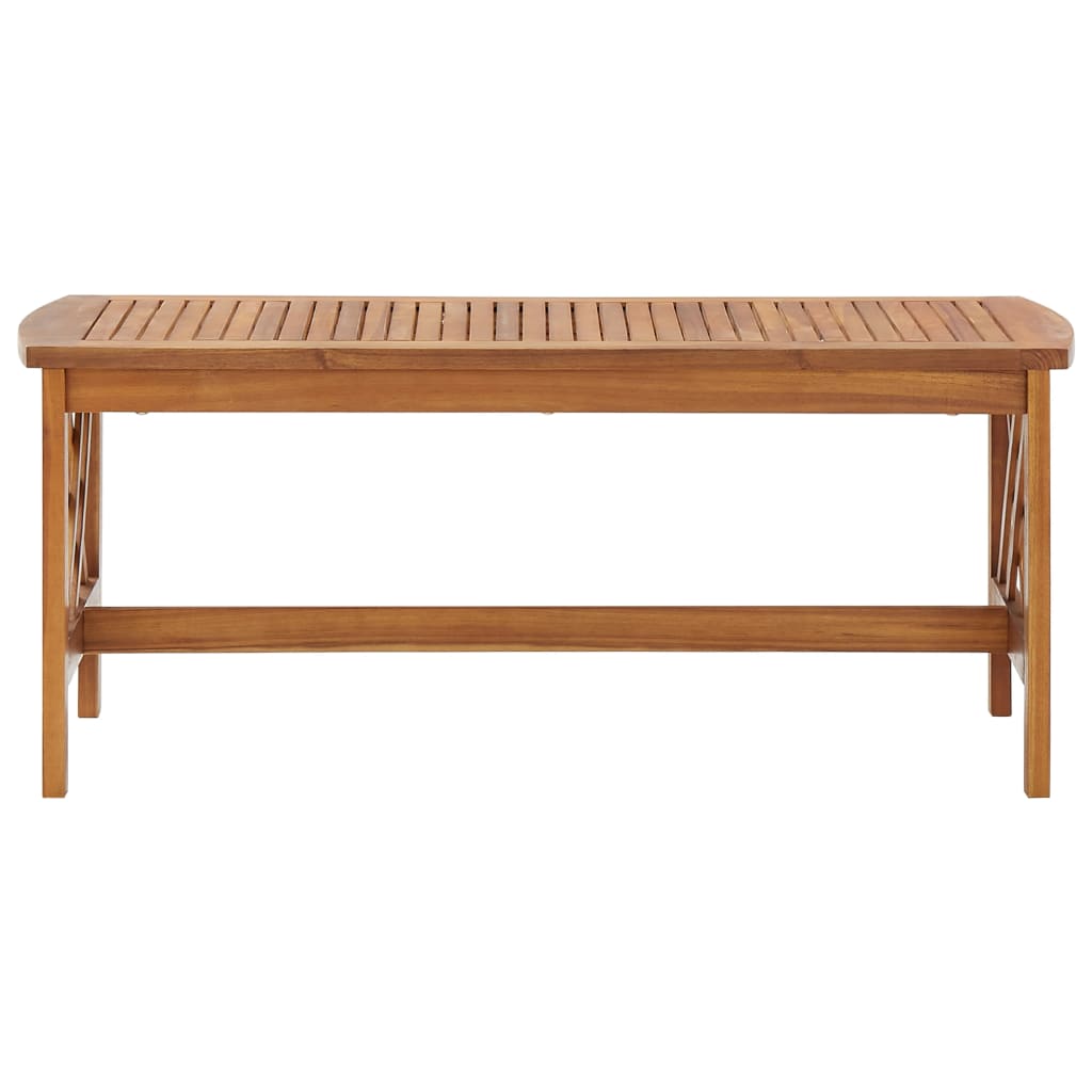 Coffee Table 102X50X43 Cm Solid Acacia Wood