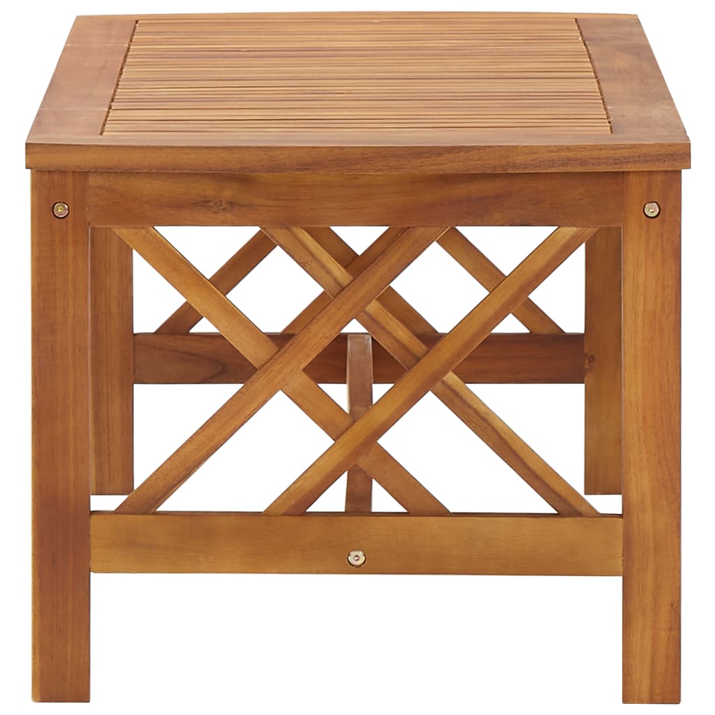 Coffee Table 102X50X43 Cm Solid Acacia Wood