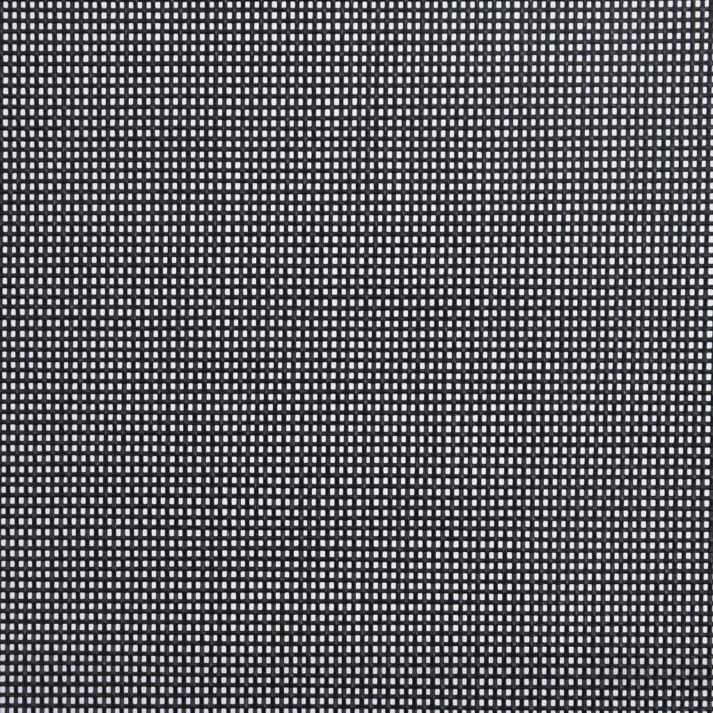 Folding Garden Chairs 2 Pcs Textilene Black