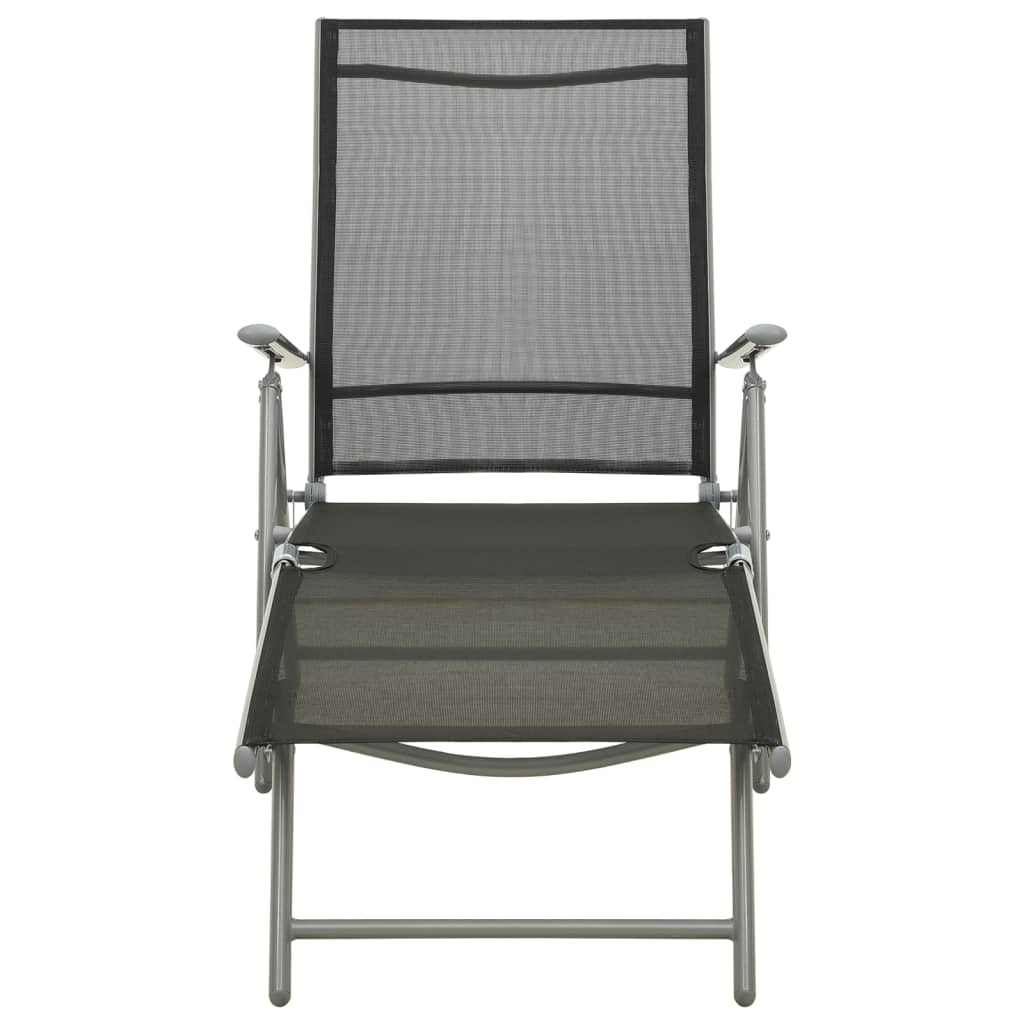 3 Piece Garden Lounge Set Textilene And Aluminium