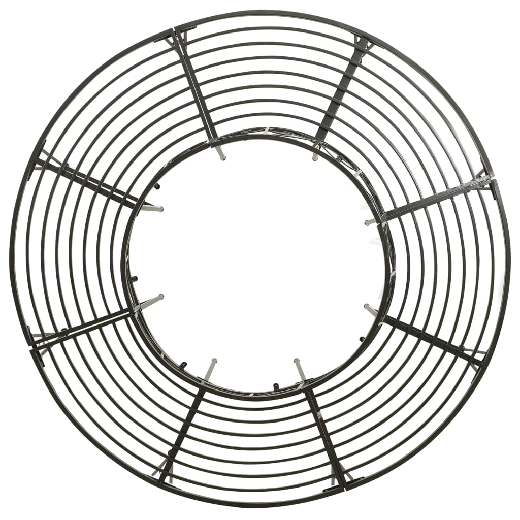 Garden Tree Bench 160 Cm Steel