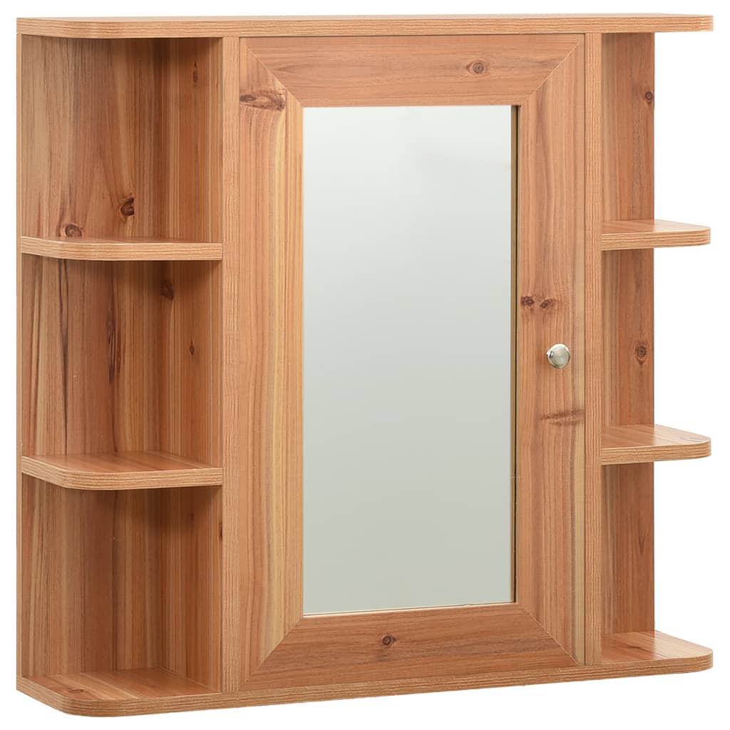 Bathroom Mirror Cabinet 66X17X63 Cm Mdf