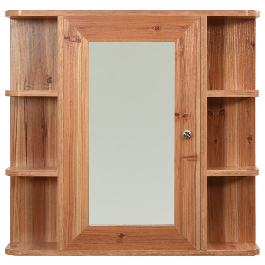 Bathroom Mirror Cabinet 66X17X63 Cm Mdf