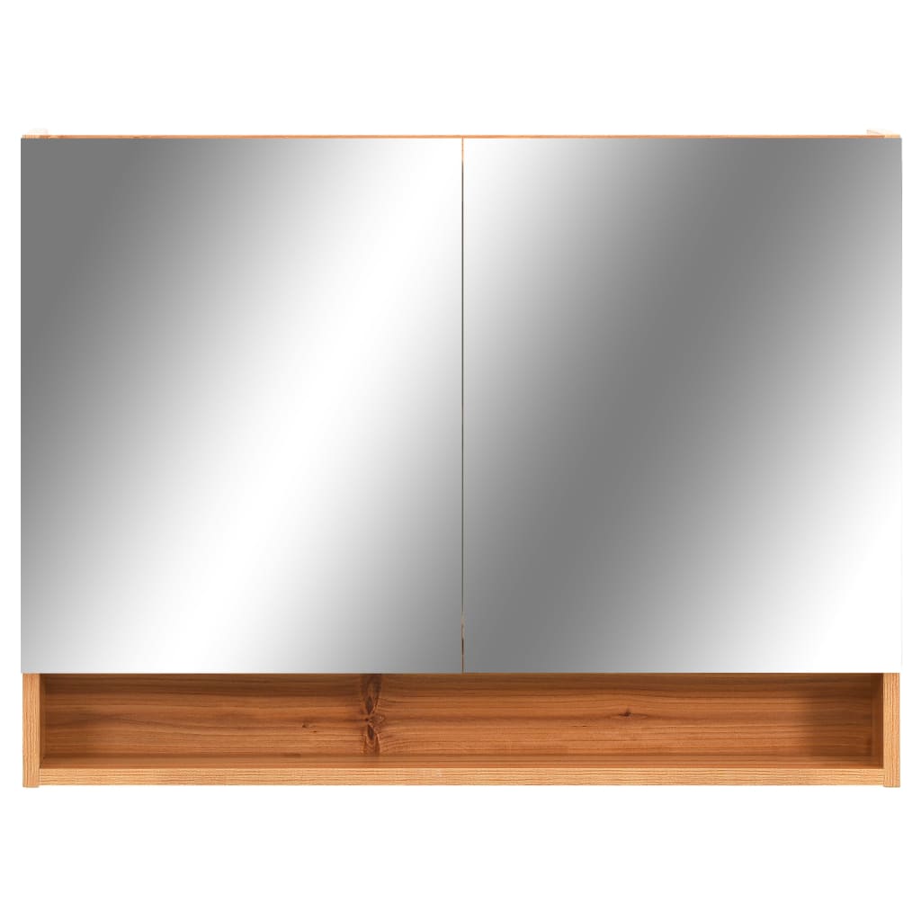 Led Bathroom Mirror Cabinet 80X15X60 Cm Mdf
