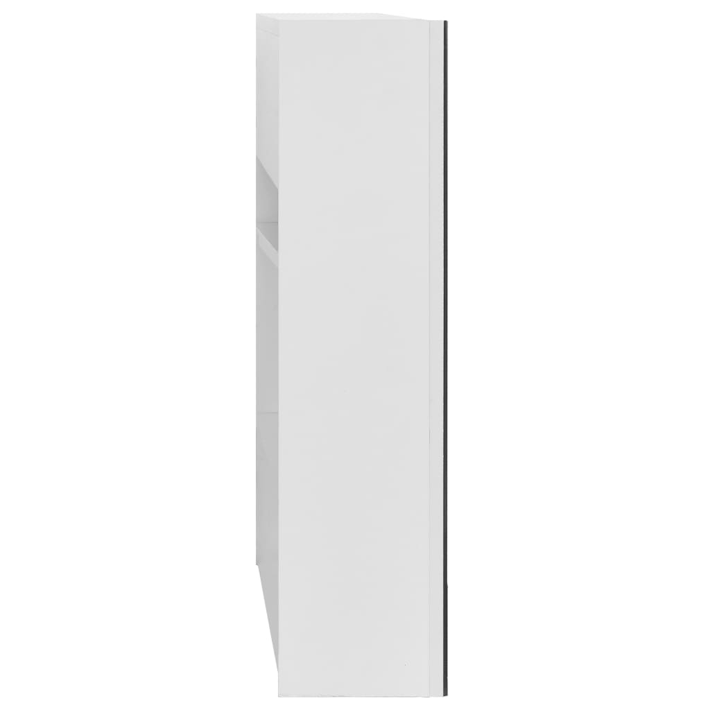 Bathroom Mirror Cabinet White 80X15X60 Cm Mdf