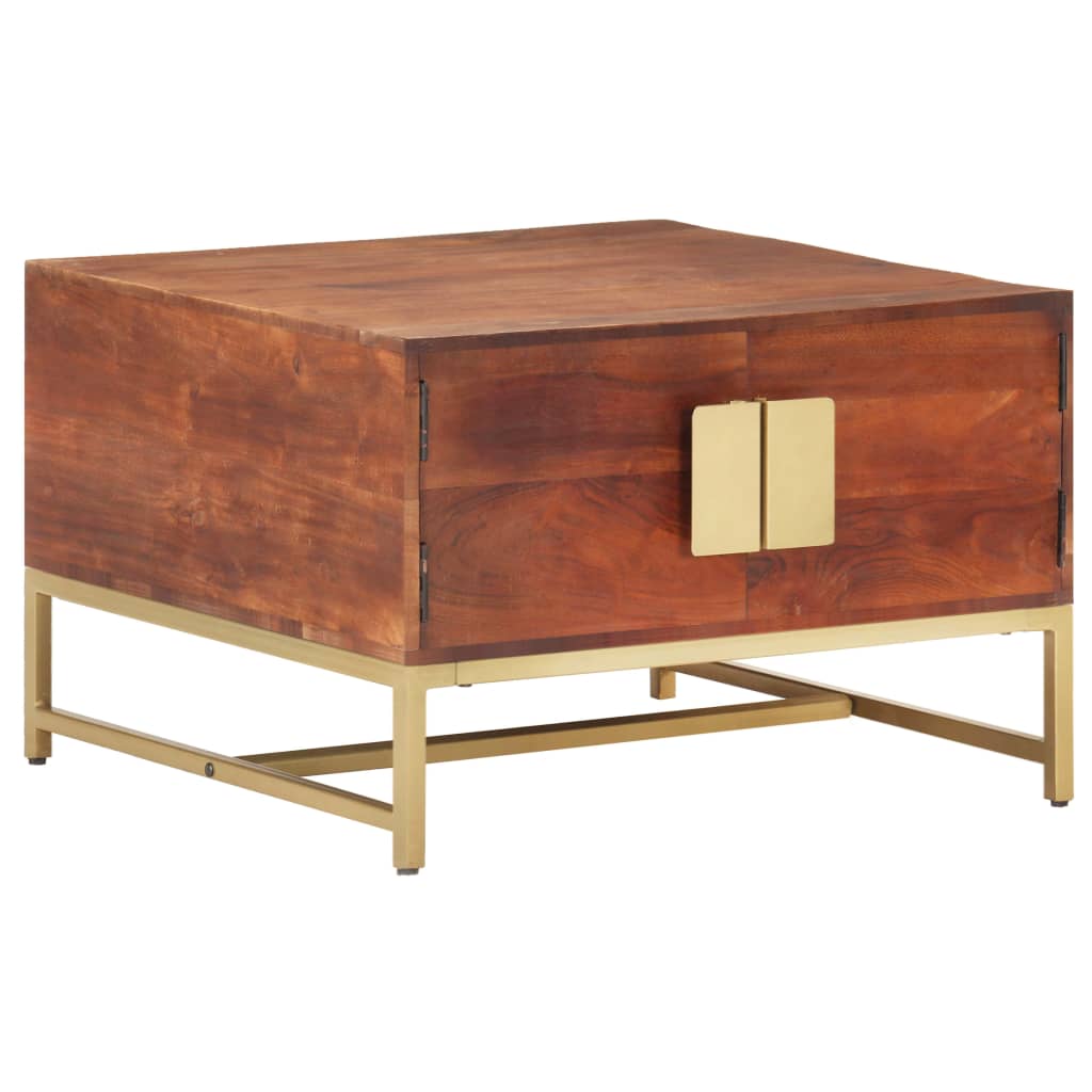 Coffee Table Honey Brown 67X67X45 Cm