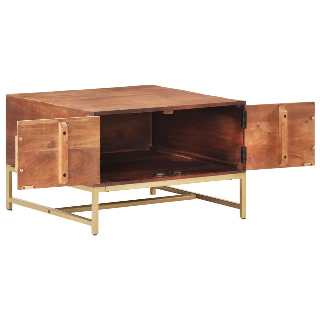 Coffee Table Honey Brown 67X67X45 Cm