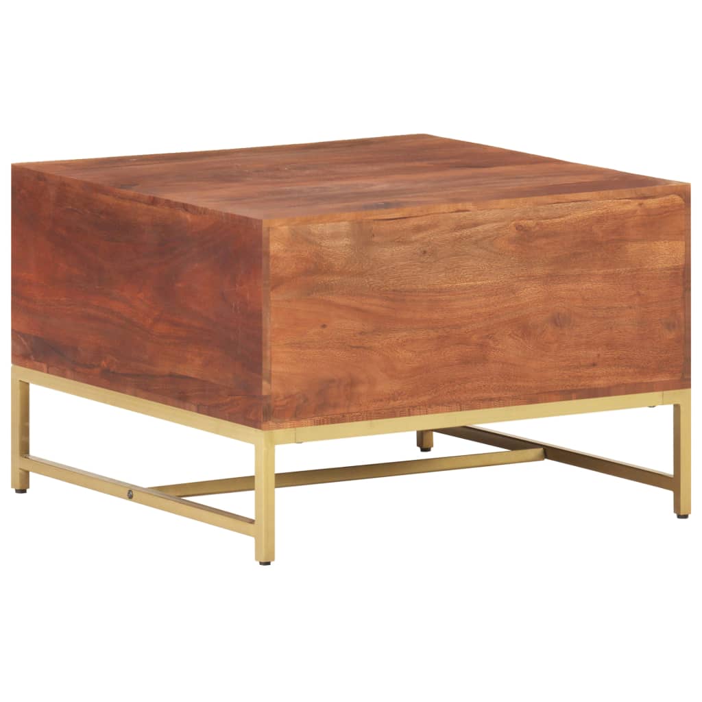 Coffee Table Honey Brown 67X67X45 Cm