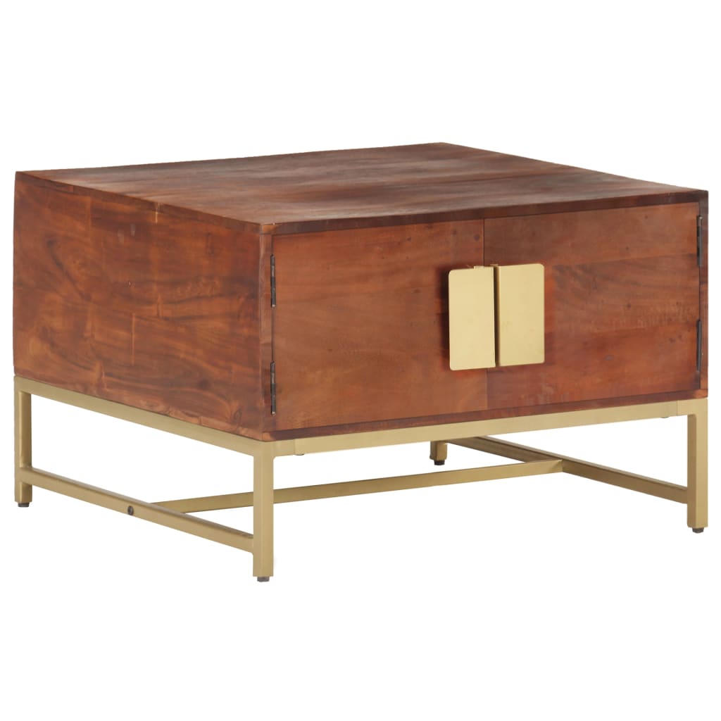 Coffee Table Honey Brown 67X67X45 Cm