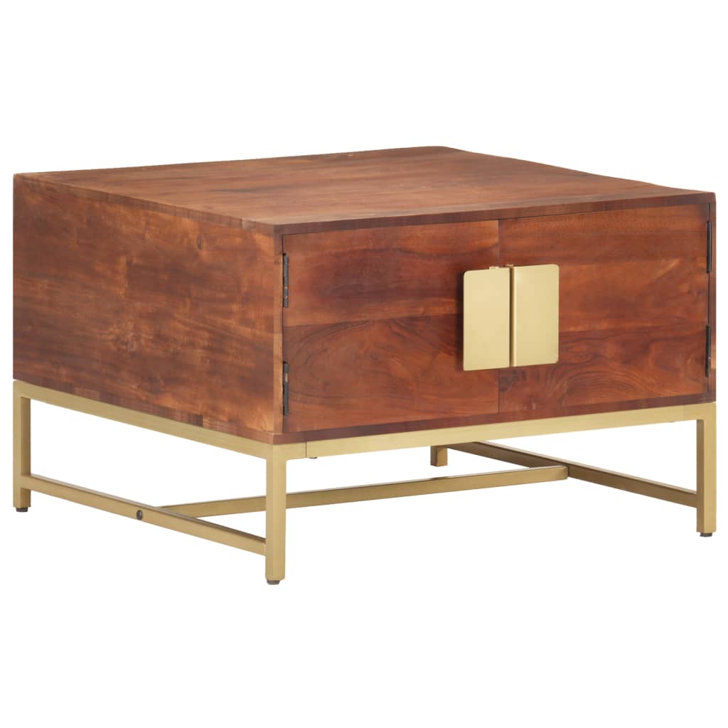 Coffee Table Honey Brown 67X67X45 Cm