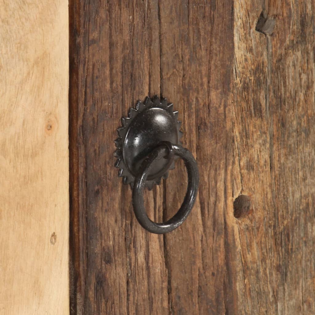 Tv Cabinet 120X30X40 Cm Solid Acacia Wood And Reclaimed Wood