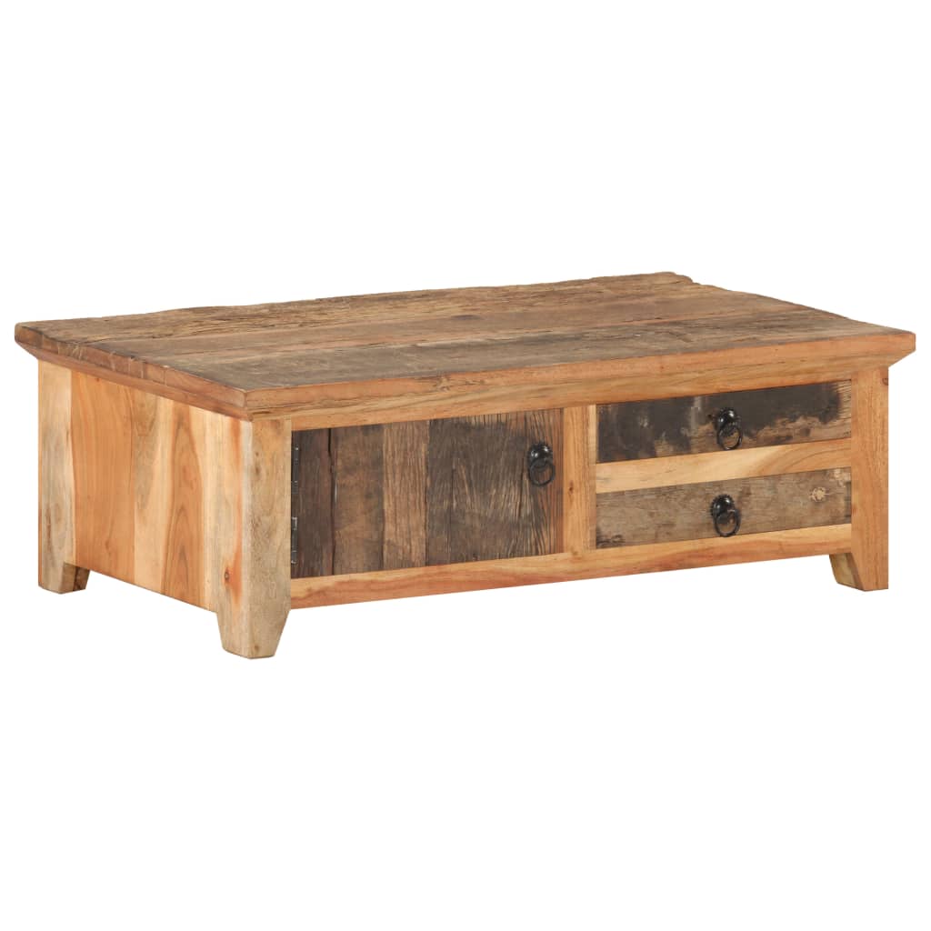 Coffee Table 90X50X31 Cm Solid Reclaimed Wood