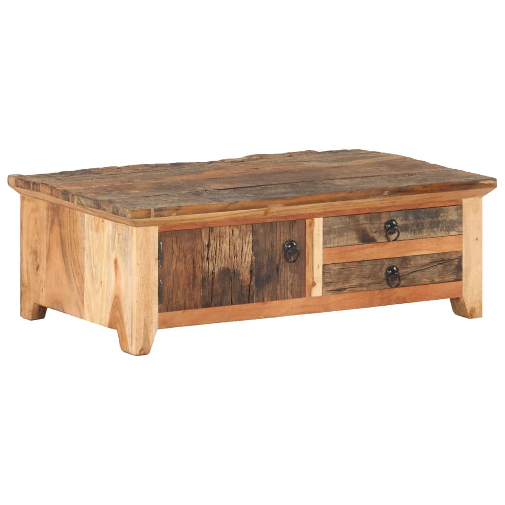 Coffee Table 90X50X31 Cm Solid Reclaimed Wood