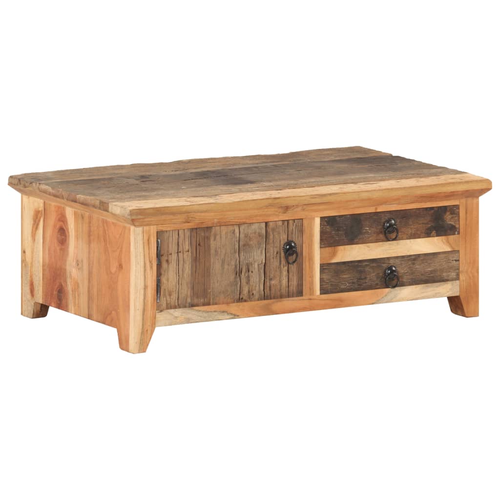 Coffee Table 90X50X31 Cm Solid Reclaimed Wood