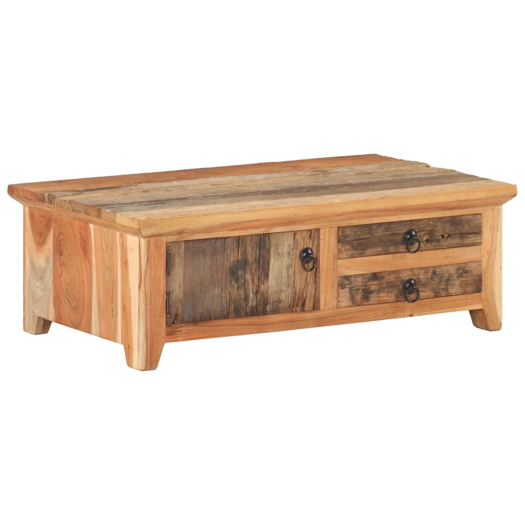 Coffee Table 90X50X31 Cm Solid Reclaimed Wood