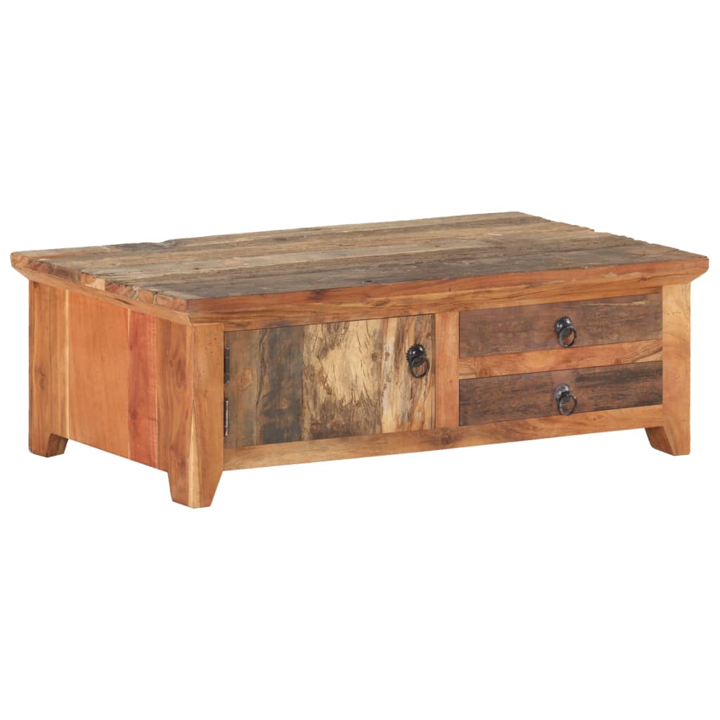Coffee Table 90X50X31 Cm Solid Reclaimed Wood