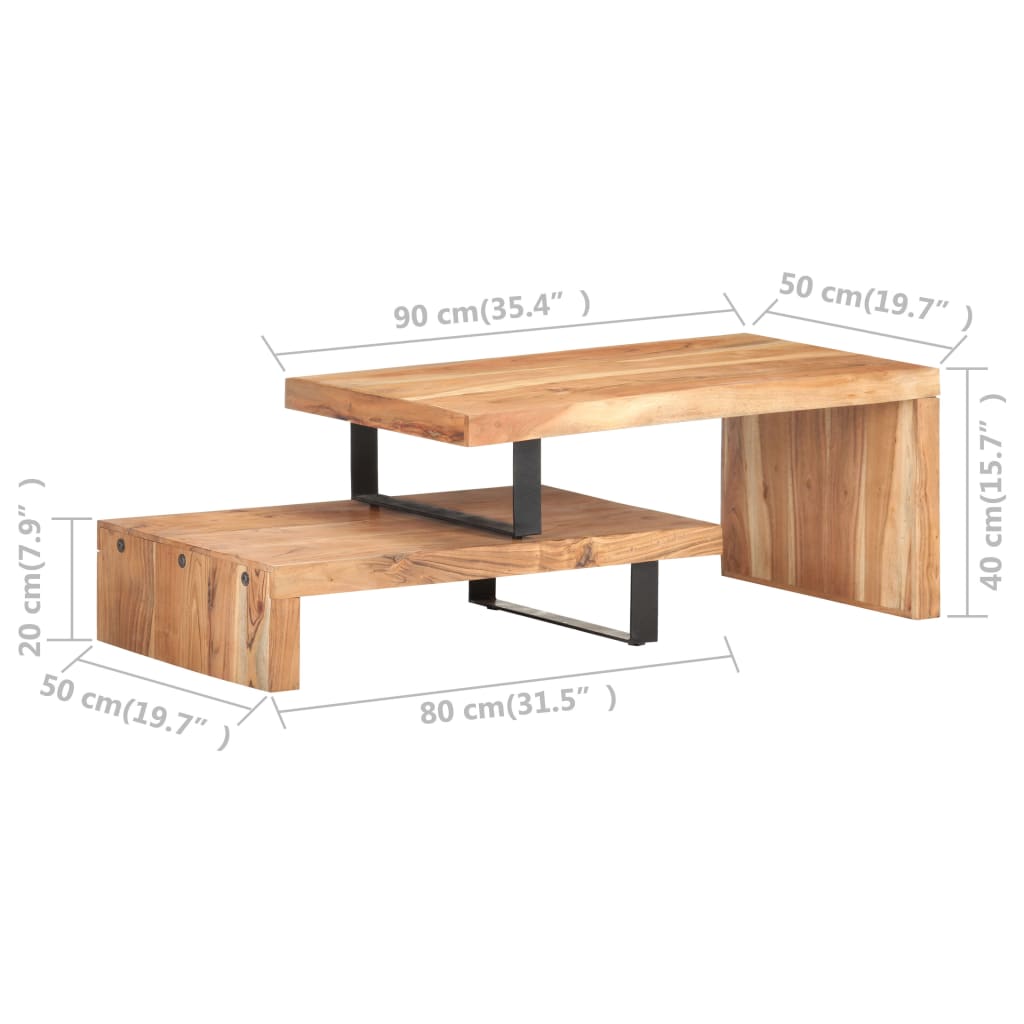 2 Piece Coffee Table Set