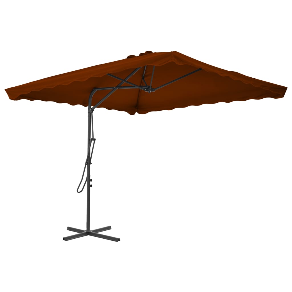 Garden Parasol With Steel Pole 250X250X230 Cm