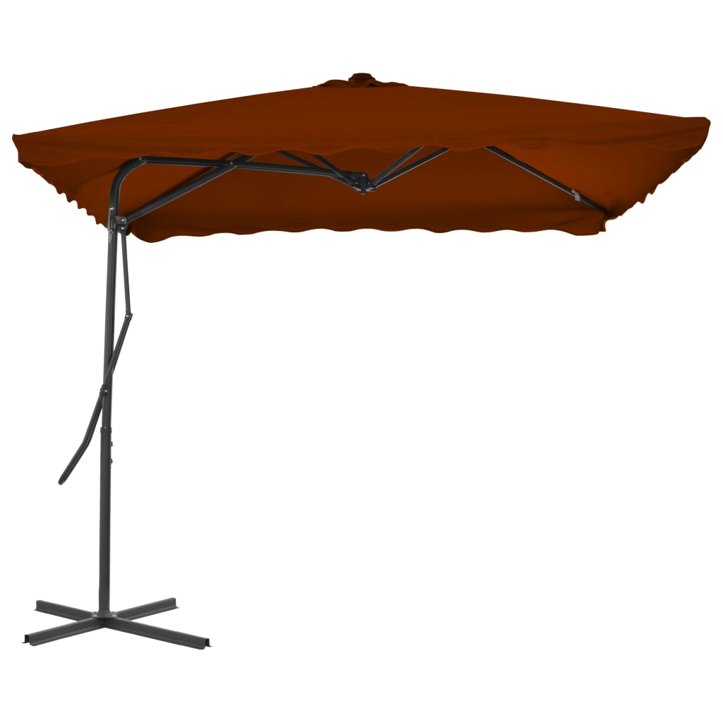 Garden Parasol With Steel Pole 250X250X230 Cm