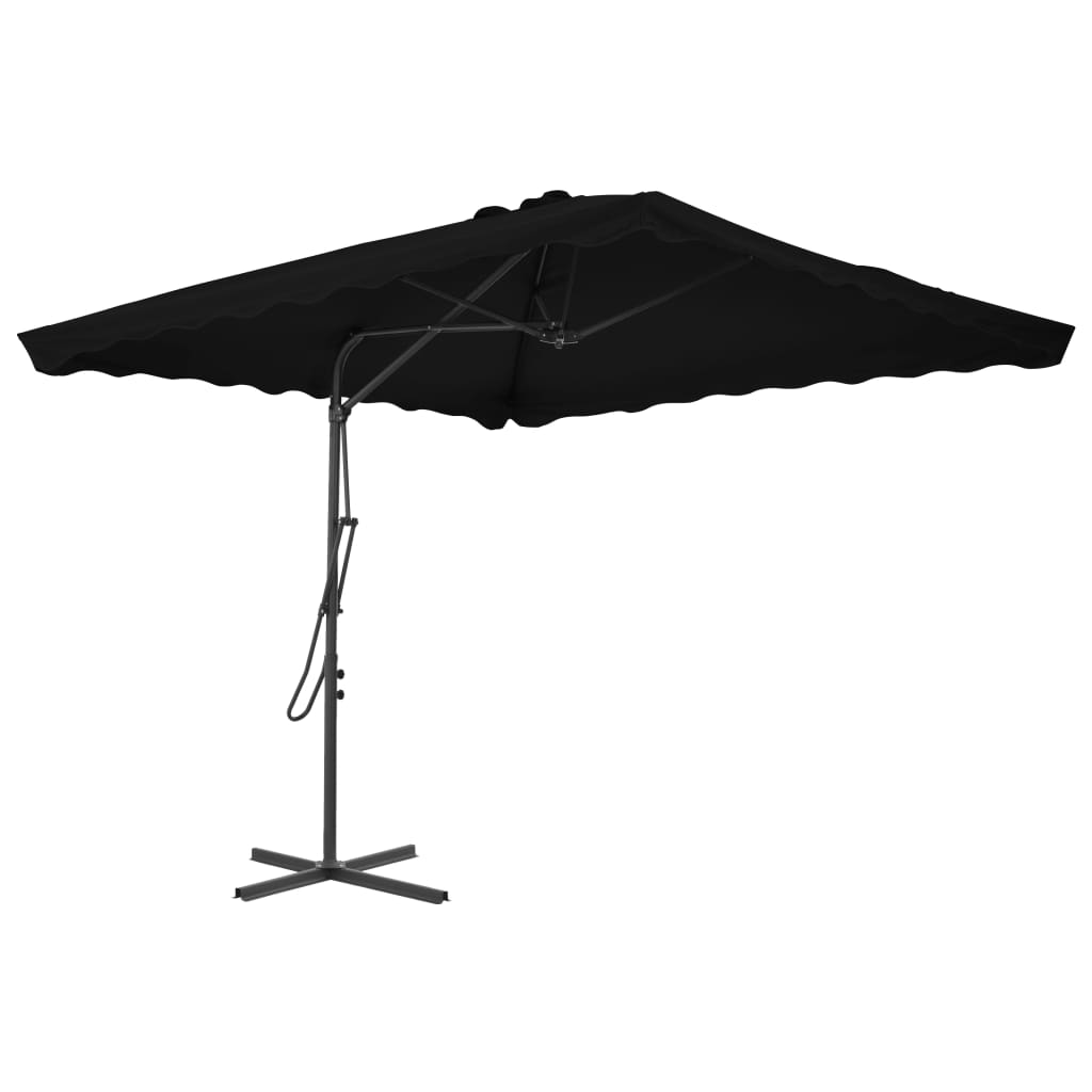 Garden Parasol With Steel Pole 250X250X230 Cm