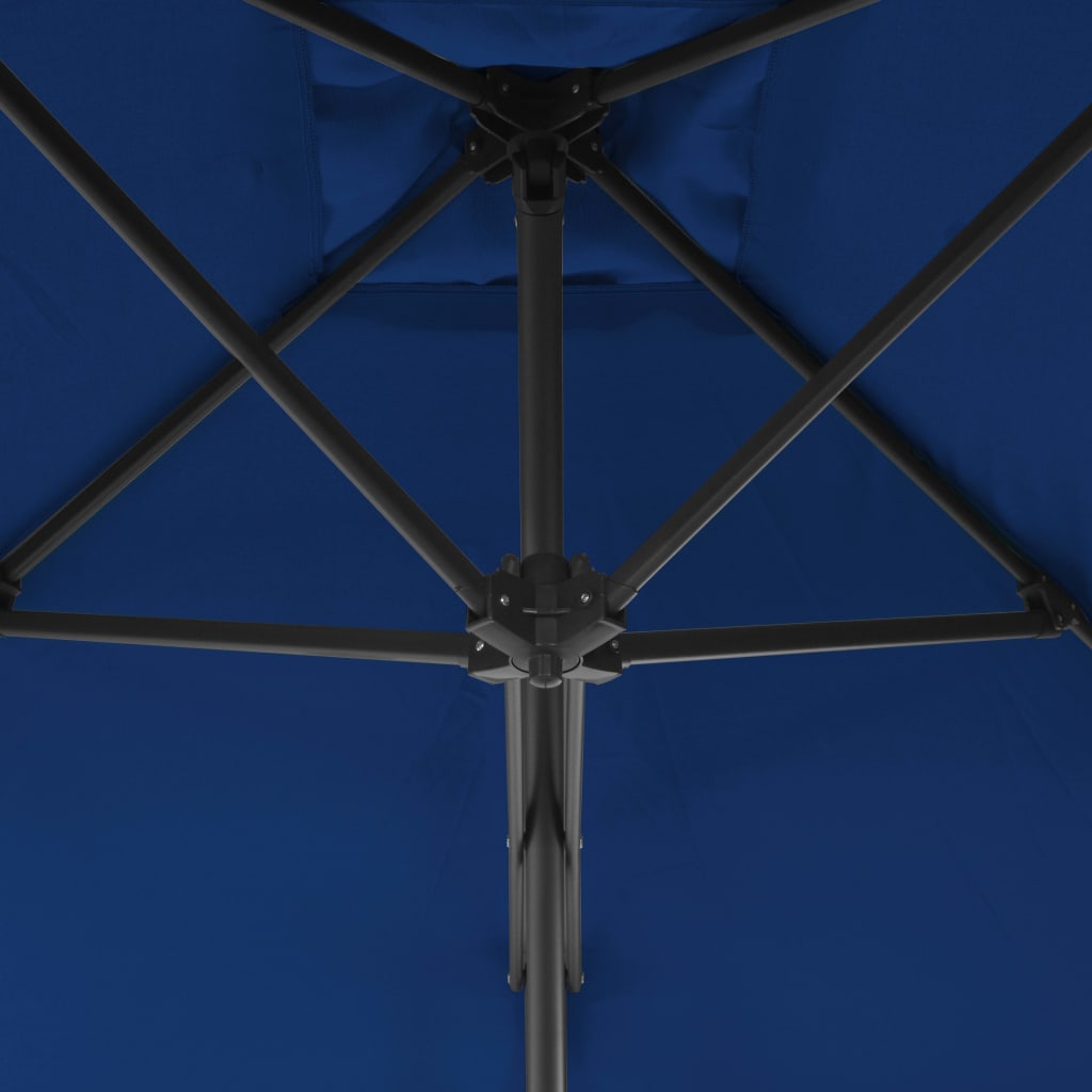 Garden Parasol With Steel Pole 300X230 Cm