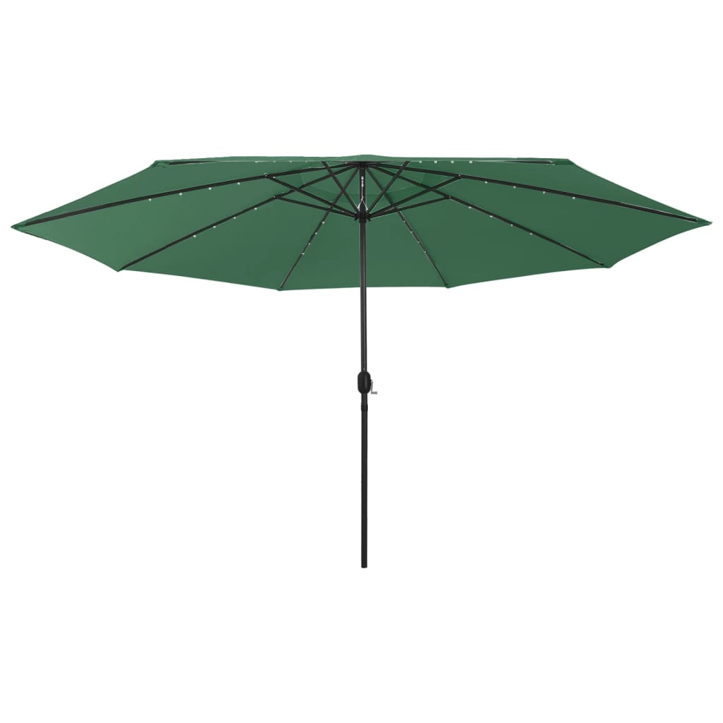 Garden Parasol With Led Lights 400 Cm