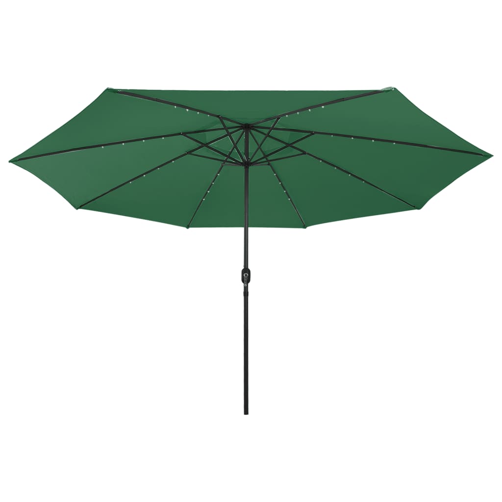 Garden Parasol With Led Lights 400 Cm