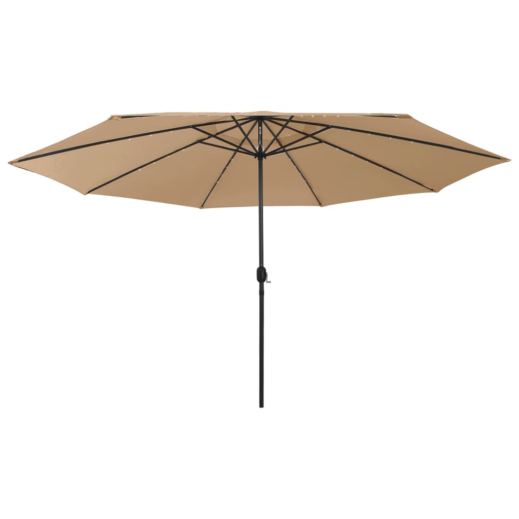 Garden Parasol With Led Lights 400 Cm