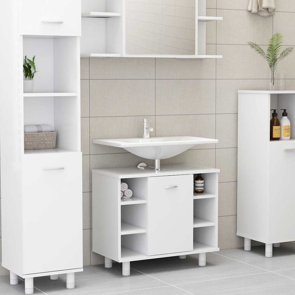 Bathroom Cabinet 60X32X53.5 Cm Engineered Wood
