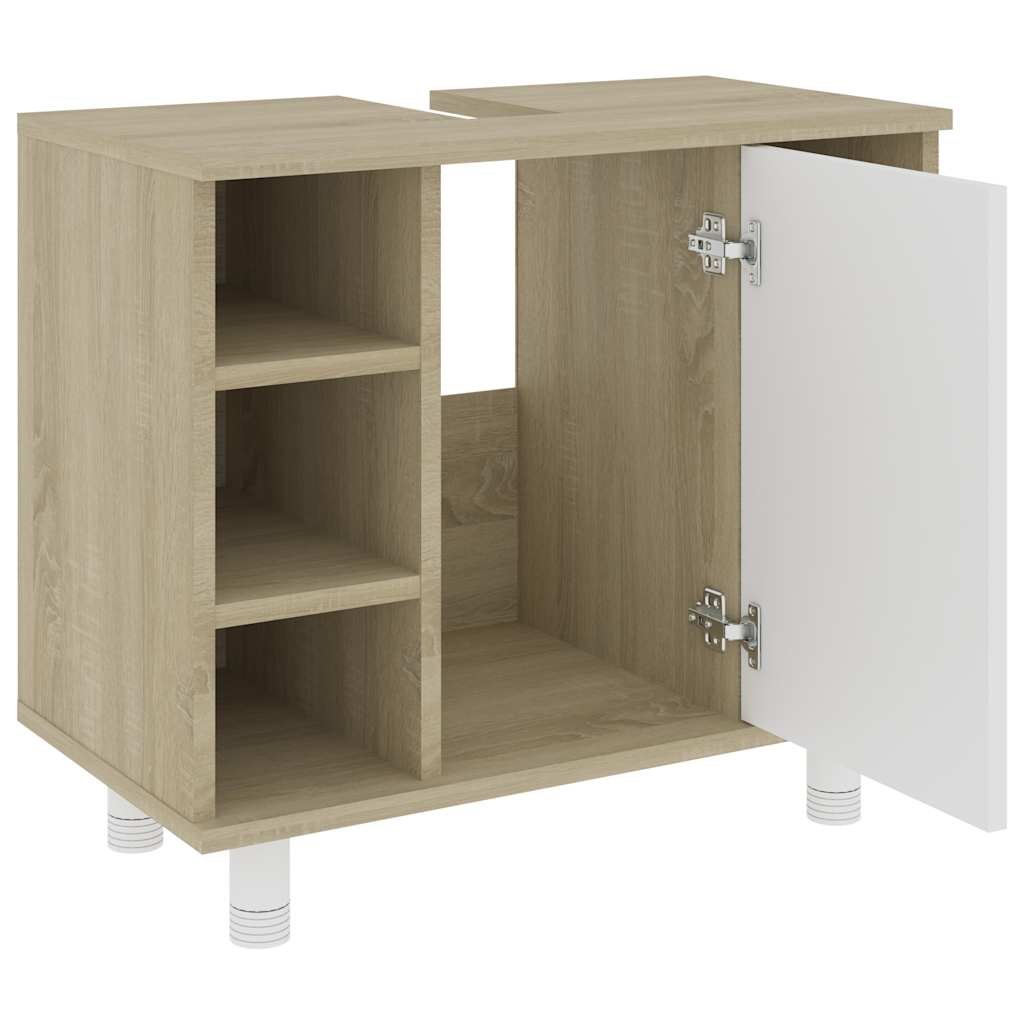 Bathroom Cabinet 60X32X53.5 Cm Engineered Wood