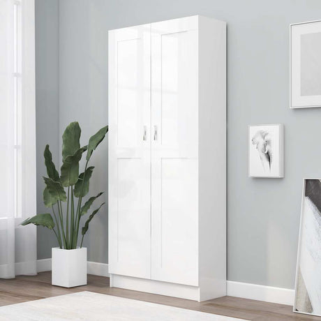Book Cabinet 82.5X30.5X Engineered Wood