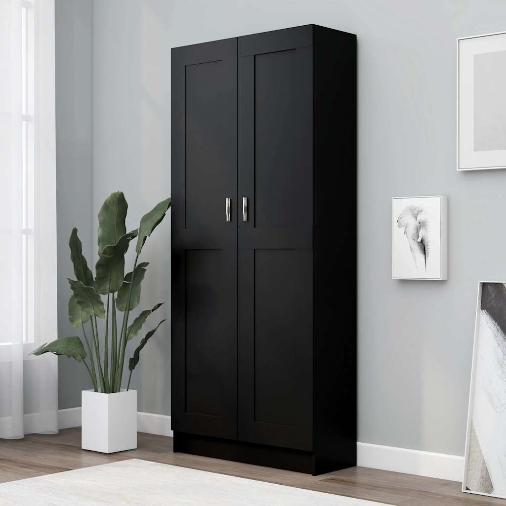 Book Cabinet 82.5X30.5X Engineered Wood