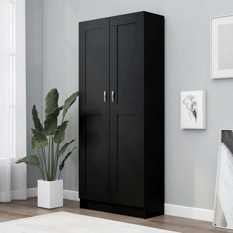Book Cabinet 82.5X30.5X Engineered Wood
