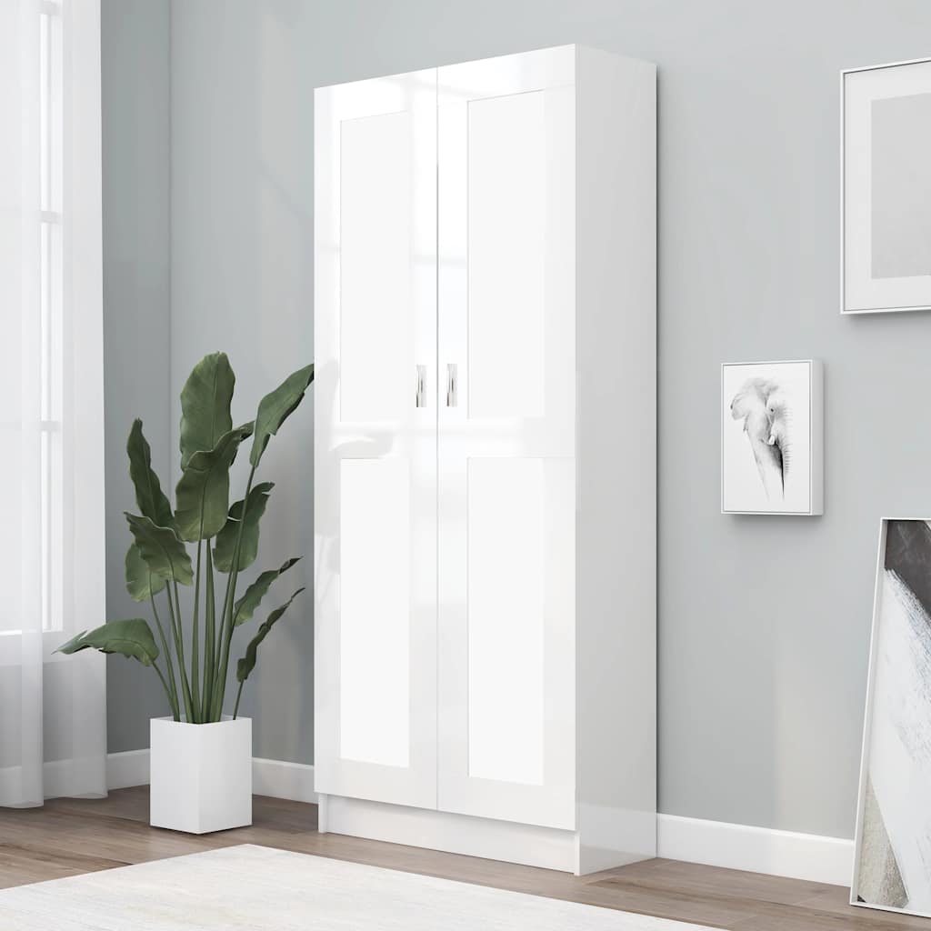 Book Cabinet 82.5X30.5X Engineered Wood