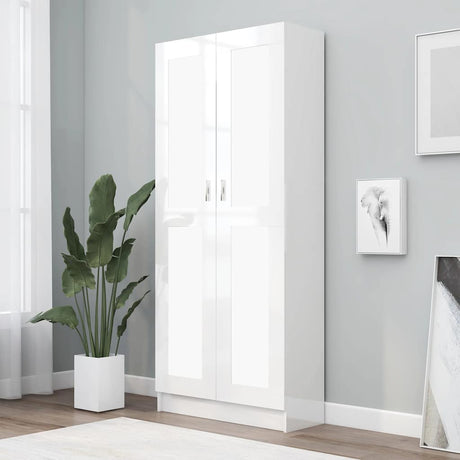 Book Cabinet 82.5X30.5X Engineered Wood