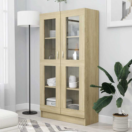 Vitrine Cabinet 82.5X30.5X Engineered Wood