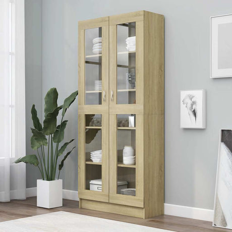 Vitrine Cabinet 82.5X30.5X Engineered Wood