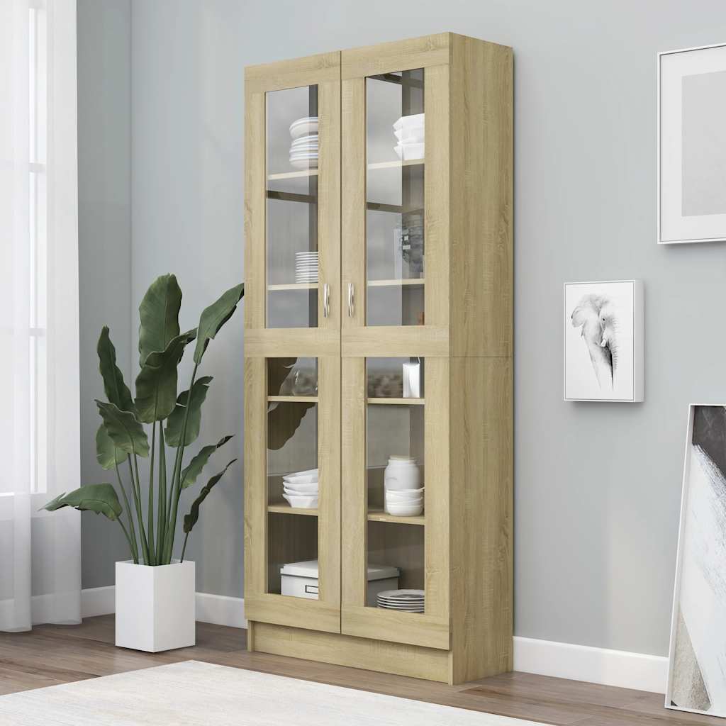 Vitrine Cabinet 82.5X30.5X Engineered Wood